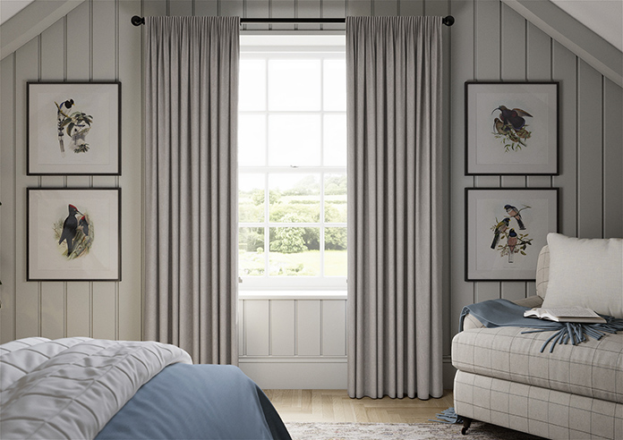 Bruschal (Blackout), Mouse Brown - Made to Measure Curtains - Image 3